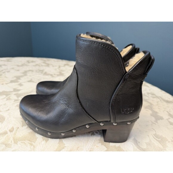 UGG Australia Cam II Platform Ankle Clog Boots 1013052 Womens Size 7 - Picture 1 of 16